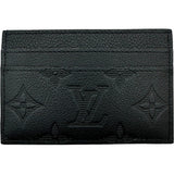 ルイ・ヴィトン LOUIS VUITTON ポルト・カルト・ダブル M81415 ブラック モノグラム・シャドウ メンズ カードケース