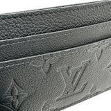 ルイ・ヴィトン LOUIS VUITTON ポルト・カルト・ダブル M81415 ブラック モノグラム・シャドウ メンズ カードケース