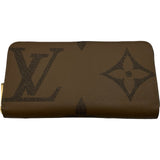 ルイ・ヴィトン LOUIS VUITTON ジッピー・ウォレット M69353 ブラウン モノグラム・ジャイアント・リバース レディース 長財布
