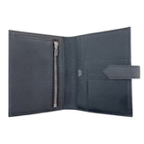 エルメス HERMES ベアンコンパクト B刻印 ブラック/シルバー金具 エプソン ユニセックス 二つ折り財布