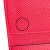 エルメス HERMES ベアンコンビネ タッチ Z刻印 ローズメキシコ/シルバー金具 エプソン・アリゲーター レディース 二つ折り財布