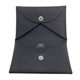 エルメス HERMES カルヴィ U刻 ブラック エプソン カードケース