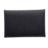 エルメス HERMES カルヴィ U刻 ブラック エプソン カードケース
