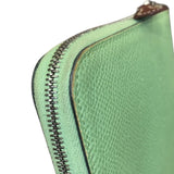 エルメス HERMES アザップロッグ･シルクイン Y刻印 ヴェールクリケット/シルバー金具 エプソン レディース 長財布