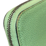 エルメス HERMES アザップロッグ･シルクイン Y刻印 ヴェールクリケット/シルバー金具 エプソン レディース 長財布