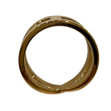 エルメス HERMES リュバンスカーフリング ゴールド メタル ユニセックス スカーフリング