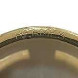 エルメス HERMES リュバンスカーフリング ゴールド メタル ユニセックス スカーフリング