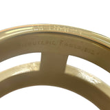 エルメス HERMES リュバンスカーフリング ゴールド メタル ユニセックス スカーフリング