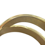 エルメス HERMES リュバンスカーフリング ゴールド メタル ユニセックス スカーフリング