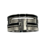 エルメス HERMES ムーブアッシュ リング ムーブH #58 シルバー ブラック SLV925 アクセサリー