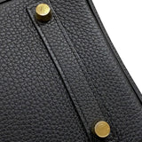 エルメス HERMES バーキン25 W刻 ブラック ゴールド金具 トゴ レディース ハンドバッグ