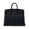 エルメス HERMES バーキン25 W刻 ブラック ゴールド金具 トゴ レディース ハンドバッグ