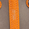 エルメス HERMES ガーデンパーティTPM K刻印 エトゥープ/オレンジ トワル・ネゴンダ レディース ハンドバッグ