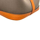 エルメス HERMES ガーデンパーティTPM K刻印 エトゥープ/オレンジ トワル・ネゴンダ レディース ハンドバッグ