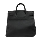 エルメス HERMES オータクロア40 Z刻 ブラック シルバー金具 トゴ メンズ ハンドバッグ