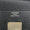 エルメス HERMES オータクロア40 Z刻 ブラック シルバー金具 トゴ メンズ ハンドバッグ