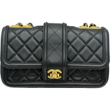 シャネル CHANEL マトラッセチェーンフラップバッグ A90670 20番台 ブラック/ゴールド金具 ラムスキン レディース ショルダーバッグ