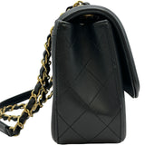 シャネル CHANEL マトラッセチェーンフラップバッグ A90670 20番台 ブラック/ゴールド金具 ラムスキン レディース ショルダーバッグ
