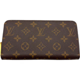 ルイ・ヴィトン LOUIS VUITTON ジッピーウォレット M41895 ブラウン/フューシャ モノグラム レディース 長財布
