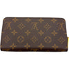 ルイ・ヴィトン LOUIS VUITTON ジッピーウォレット M41895 ブラウン/フューシャ モノグラム レディース 長財布