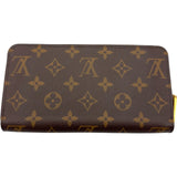 ルイ・ヴィトン LOUIS VUITTON ジッピーウォレット M41895 ブラウン/フューシャ モノグラム レディース 長財布