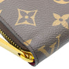 ルイ・ヴィトン LOUIS VUITTON ジッピーウォレット M41895 ブラウン/フューシャ モノグラム レディース 長財布