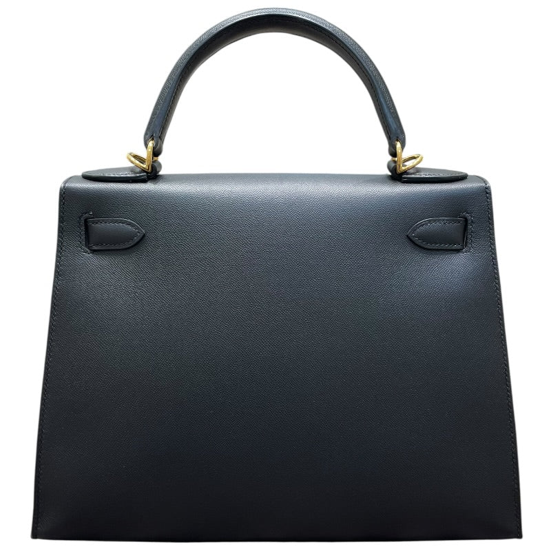 エルメス HERMES ケリー28 外縫い B刻印 ブラック マダム レディース