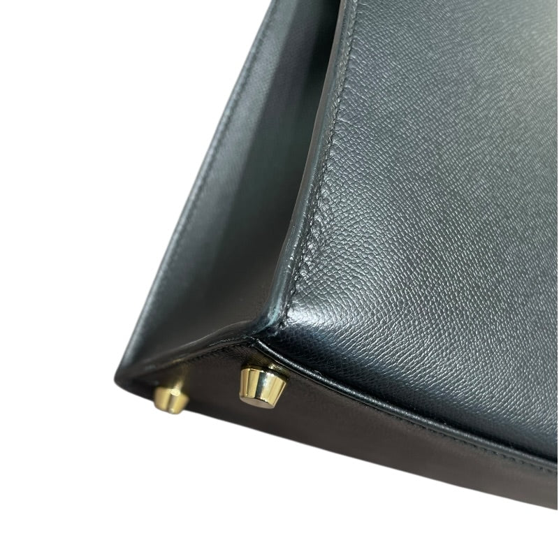 エルメス HERMES ケリー28　外縫い B刻印 ブラック マダム レディース ショルダーバッグ エルメス HERMES ケリー28 外縫い B刻印 ブラック マダム レディース