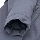 モンクレール MONCLER COURVITE ファー付ダウンジャケット ネイビー ポリエステル レディース ダウンジャケット