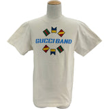 グッチ GUCCI BANDロゴ 半袖Tシャツ 565806 アイボリー コットン メンズ 半袖Ｔシャツ