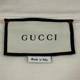 グッチ GUCCI BANDロゴ 半袖Tシャツ 565806 アイボリー コットン メンズ 半袖Ｔシャツ