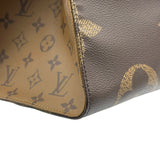 ルイ・ヴィトン LOUIS VUITTON オンザゴーGM M45320 ブラウン モノグラムジャイアント・リバース レディース トートバッグ