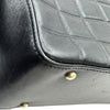 シャネル CHANEL チョコバートートバッグ A17809 7番台 ブラック ゴールド金具 ラムスキン レディース ハンドバッグ