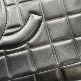 シャネル CHANEL チョコバートートバッグ A17809 7番台 ブラック ゴールド金具 ラムスキン レディース ハンドバッグ