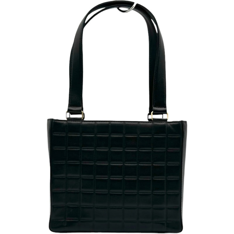 シャネル CHANEL チョコバートートバッグ A17809 7番台 ブラック