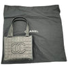 シャネル CHANEL チョコバートートバッグ A17809 7番台 ブラック ゴールド金具 ラムスキン レディース ハンドバッグ