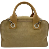 シャネル CHANEL ドーヴィルボーリングバッグ A92749 ベージュ シルバー金具 キャンバス レディース ショルダーバッグ