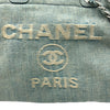 シャネル CHANEL ドーヴィルショッピングバッグ AS3351 ライトブルー シルバー金具 デニム レディース ショルダーバッグ
