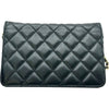 シャネル CHANEL マトラッセ チェーンウォレット 22番台 ブラック/ゴールド ゴールド金具 ラム レディース 長財布