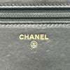 シャネル CHANEL マトラッセ チェーンウォレット 22番台 ブラック/ゴールド ゴールド金具 ラム レディース 長財布