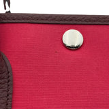 エルメス HERMES ガーデンパーティTPM A刻 ローズエクストリーム/ボルドー シルバー金具 トワル・カントリー レディース ハンドバッグ