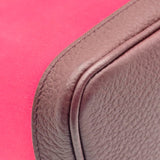 エルメス HERMES ガーデンパーティTPM A刻 ローズエクストリーム/ボルドー シルバー金具 トワル・カントリー レディース ハンドバッグ