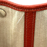エルメス HERMES ガーデンパーティPM ▢O刻 サンギーヌ シルバー金具 ネゴンダ レディース ハンドバッグ