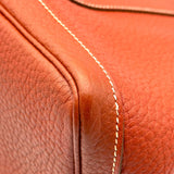 エルメス HERMES ガーデンパーティPM ▢O刻 サンギーヌ シルバー金具 ネゴンダ レディース ハンドバッグ