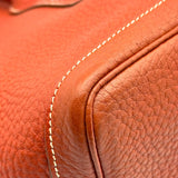エルメス HERMES ガーデンパーティPM ▢O刻 サンギーヌ シルバー金具 ネゴンダ レディース ハンドバッグ