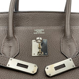 エルメス HERMES バーキン35 □M刻 ショコラ シルバー金具 トリヨン レディース ハンドバッグ