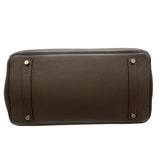エルメス HERMES バーキン35 □M刻 ショコラ シルバー金具 トリヨン レディース ハンドバッグ