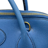 エルメス HERMES ボリード35 〇U刻 ブルーフランス ゴールド金具 エプソン レディース ショルダーバッグ