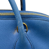 エルメス HERMES ボリード35 〇U刻 ブルーフランス ゴールド金具 エプソン レディース ショルダーバッグ