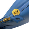 エルメス HERMES ボリード35 〇U刻 ブルーフランス ゴールド金具 エプソン レディース ショルダーバッグ